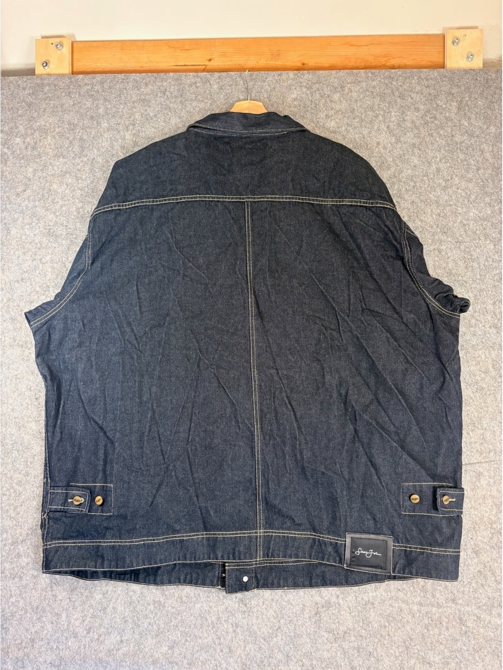 Vintage Sean John dark denim jacket size 4xl - Picture 5 of 11